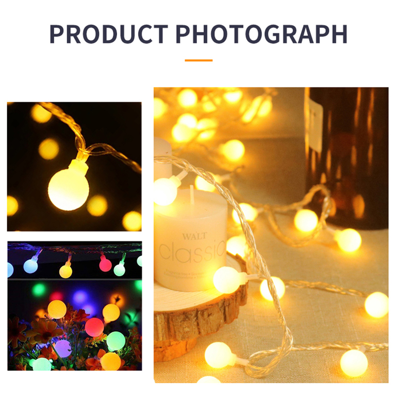 HCP164 暖白光珍珠灯串